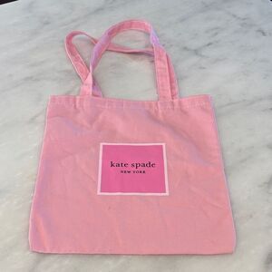 Kate Spade Tote Purse Light Pink Canvas Tote